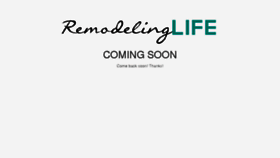 What Remodelinglife.com website looked like in 2014 (10 years ago)