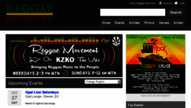 What Reggaemovement.com website looked like in 2014 (9 years ago)