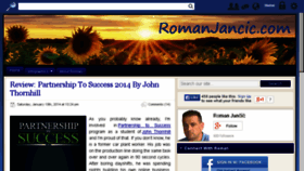 What Romanjancic.com website looked like in 2015 (9 years ago)