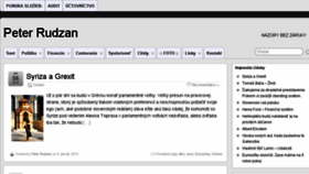 What Rudzan.com website looked like in 2015 (9 years ago)