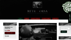 What Retrocorsa.com website looked like in 2015 (9 years ago)