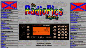 What Radiopics.com website looked like in 2015 (9 years ago)