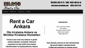 What Rent-a-car-ankara.com website looked like in 2015 (9 years ago)