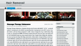 What Removalhair.in website looked like in 2011 (13 years ago)