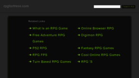What Rpgfortress.com website looked like in 2015 (9 years ago)