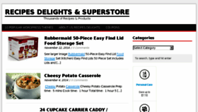 What Recipesdelights.com website looked like in 2015 (9 years ago)