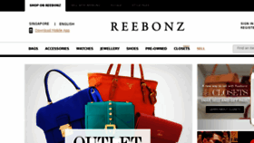 What Reebonz.com.sg website looked like in 2015 (9 years ago)