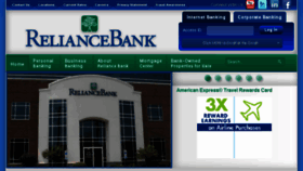 What Reliancebankfsb.com website looked like in 2015 (9 years ago)