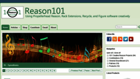 What Reason101.net website looked like in 2015 (9 years ago)