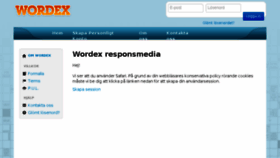 What Respons.wordex.se website looked like in 2015 (9 years ago)