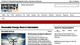 What Renewableenergyaccess.com website looked like in 2015 (9 years ago)