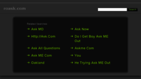 What Roask.com website looked like in 2015 (9 years ago)