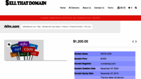 What Rkfm.com website looked like in 2015 (9 years ago)