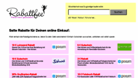 What Rabattfee.de website looked like in 2015 (9 years ago)