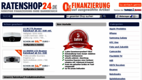 What Ratenshop24.de website looked like in 2015 (9 years ago)