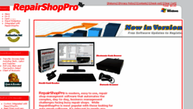 What Repairshoppro.com website looked like in 2015 (9 years ago)