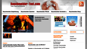 What Rauchmelder-test.com website looked like in 2015 (9 years ago)