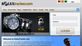What Rolextracker.com website looked like in 2015 (9 years ago)