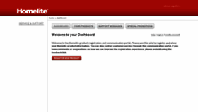 What Register.homelite.com website looked like in 2015 (9 years ago)