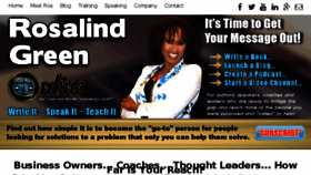 What Rosalindgreenonline.com website looked like in 2015 (9 years ago)