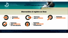 What Registroenlinea.ceneval.edu.mx website looked like in 2015 (9 years ago)
