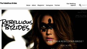 What Rebelliousbrides.com website looked like in 2015 (9 years ago)