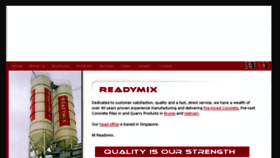 What Readymix.com.sg website looked like in 2015 (10 years ago)