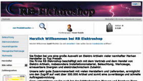 What Rb-elektroshop.de website looked like in 2015 (9 years ago)
