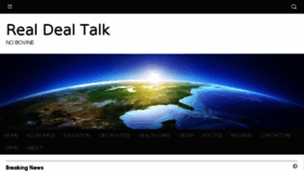 What Realdealtalk.com website looked like in 2015 (9 years ago)