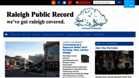 What Raleighpublicrecord.org website looked like in 2015 (9 years ago)