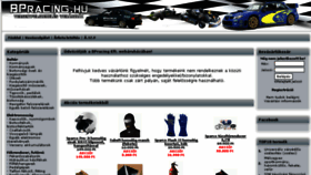 What Racing-shop.hu website looked like in 2015 (9 years ago)