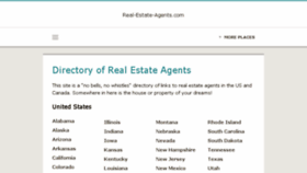 What Real-estate-agents.com website looked like in 2015 (8 years ago)