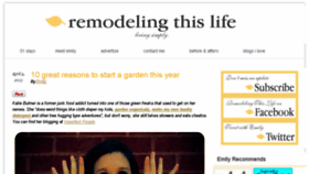 What Remodelingthislife.com website looked like in 2015 (9 years ago)