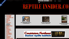 What Reptileinsider.com website looked like in 2015 (8 years ago)