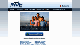 What Rideflyreservations.com website looked like in 2015 (8 years ago)