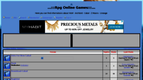 What Rpg0.forum0.net website looked like in 2015 (9 years ago)