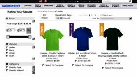 What Rushtshirts.com website looked like in 2015 (9 years ago)