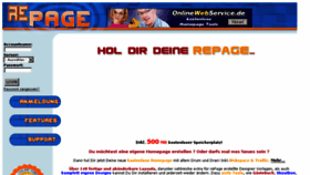 What Repage5.de website looked like in 2015 (8 years ago)