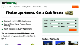 What Rentmoney.com website looked like in 2015 (8 years ago)