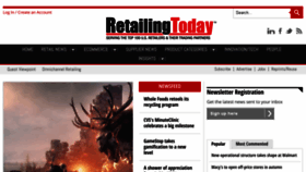 What Retailingtoday.com website looked like in 2015 (8 years ago)