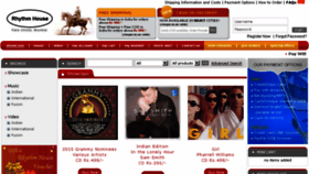 What Rhythmhouse.in website looked like in 2015 (8 years ago)