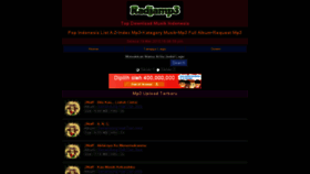 What Radjamp3.wapka.mobi website looked like in 2015 (8 years ago)