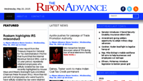 What Riponadvance.com website looked like in 2015 (8 years ago)