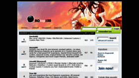 What Rotop100.com website looked like in 2015 (8 years ago)
