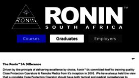 What Ronin.co.za website looked like in 2015 (9 years ago)