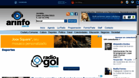 What Radiogol.com.ar website looked like in 2015 (8 years ago)