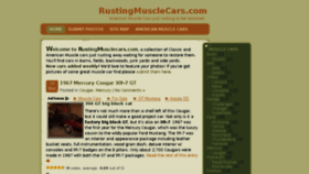 What Rustingmusclecars.com website looked like in 2015 (8 years ago)