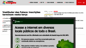 What Radioevangelho.com website looked like in 2015 (8 years ago)
