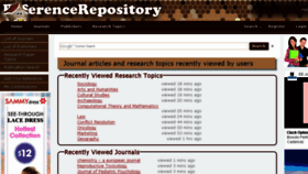 What Referencerepository.com website looked like in 2015 (8 years ago)