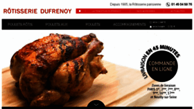 What Rotisserie-dufrenoy.fr website looked like in 2015 (8 years ago)
